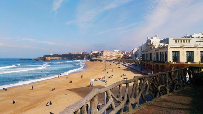 Biarritz beach