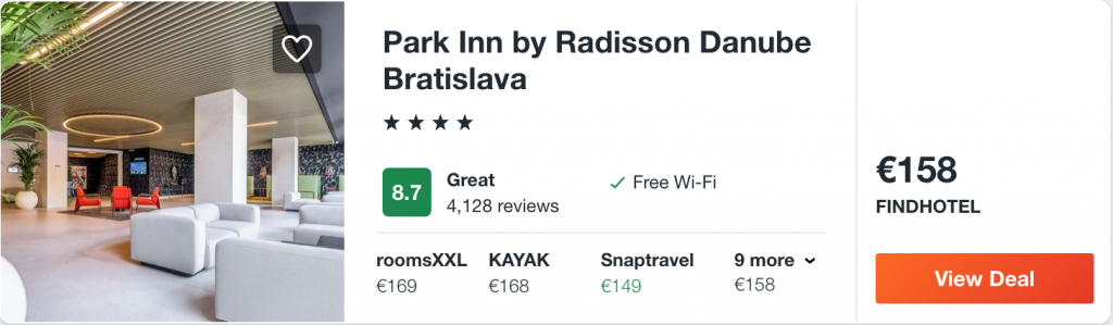 cheap hotel in Bratislava