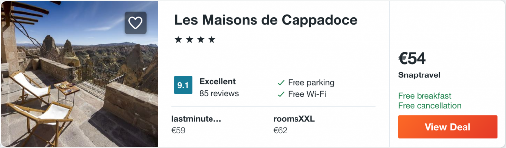 cheap hotel in Cappadocia
