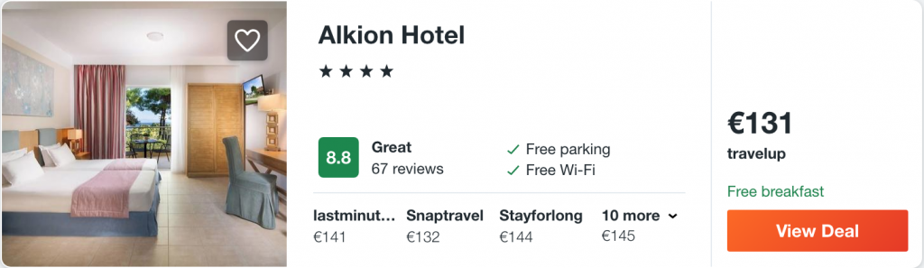 cheap hotel in Halkidiki