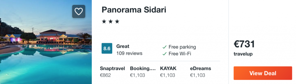 hotel in Corfu