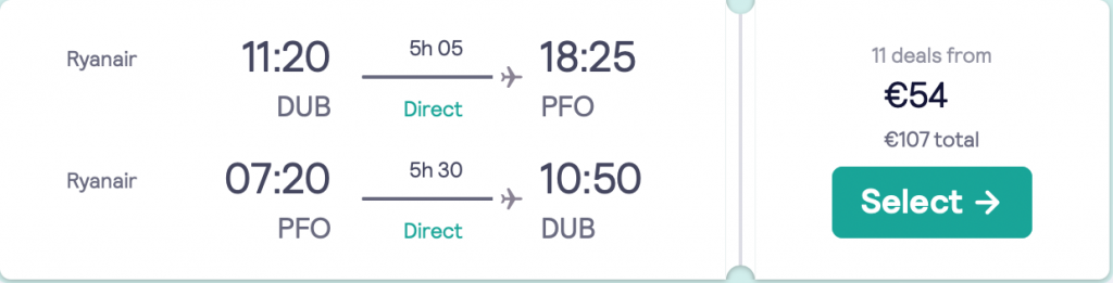 cheap flights to Cyprus