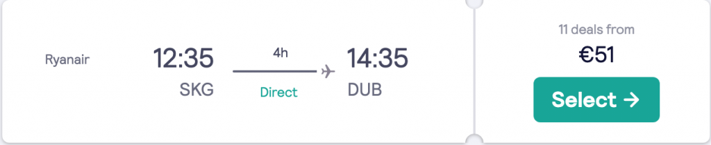 cheap flights to Dublin