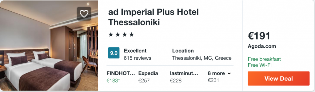 cheap hotel in Thessaloniki