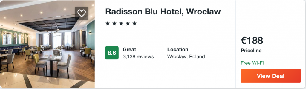luxury hotel in Wroclaw