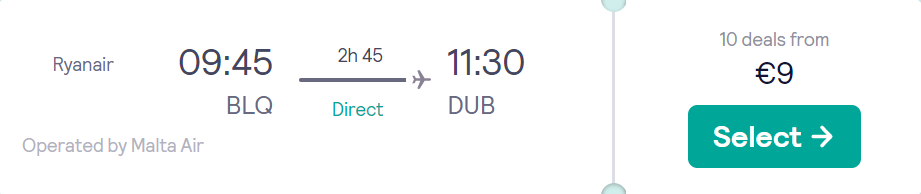 cheap flights to Dublin