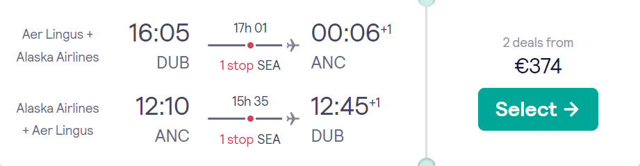 cheap flights to Anchorage