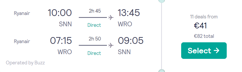 cheap flights to Wroclaw