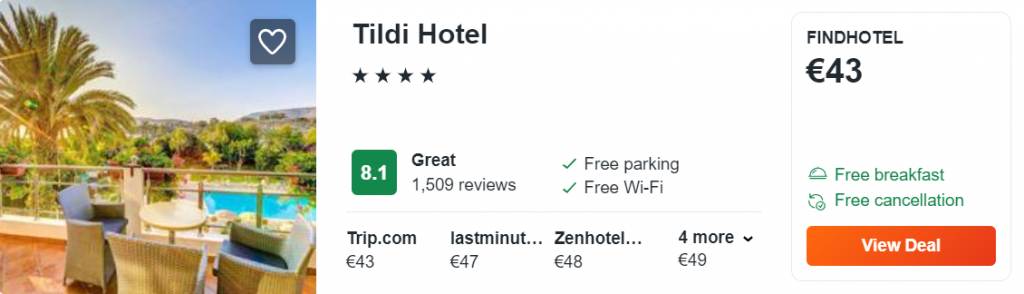 cheap hotel to Agadir