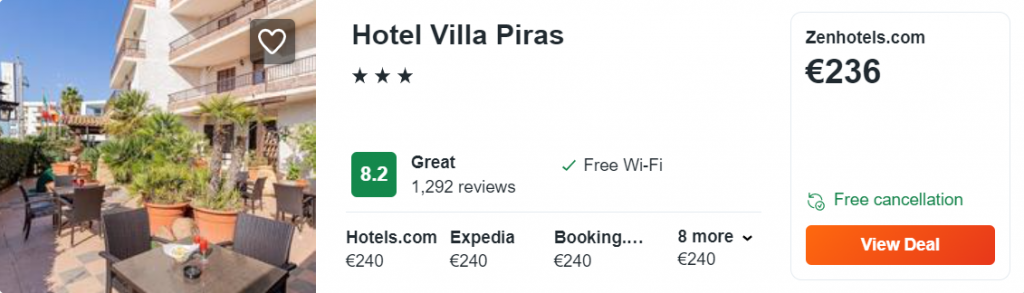 Hotel Villa Piras