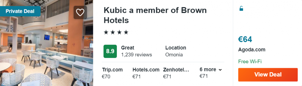 Kubic a member of Brown Hotels