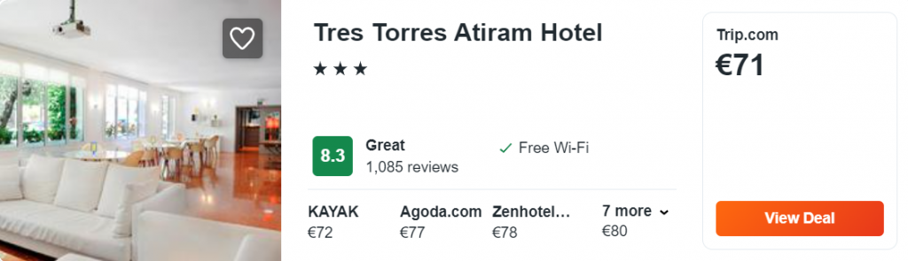 Tres Torres Atiram Hotel