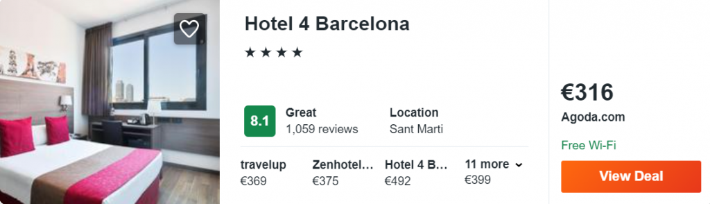 Hotel 4 Barcelona