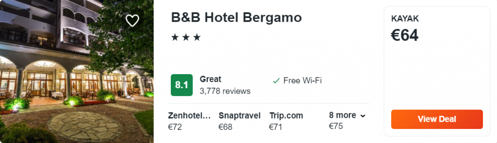 B&B Hotel Bergamo
