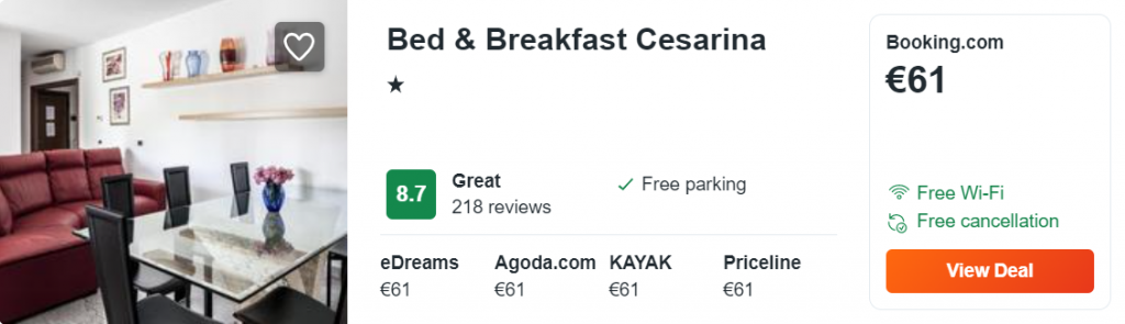 Bed & Breakfast Cesarina