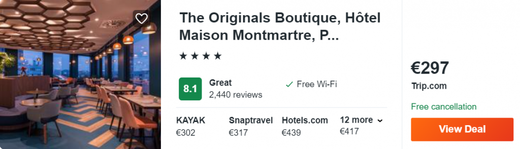 The Originals Boutique, Hôtel Maison Montmartre, Paris