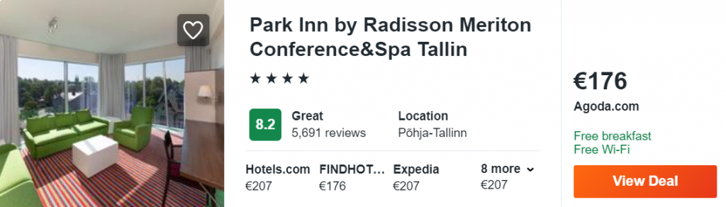 Park Inn by Radisson Meriton Conference&Spa Tallin