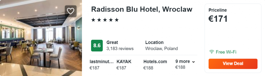 Radisson Blu Hotel, Wroclaw