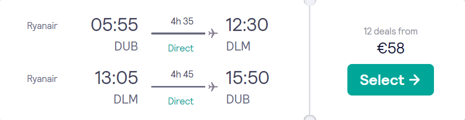 cheap flights to Turkey