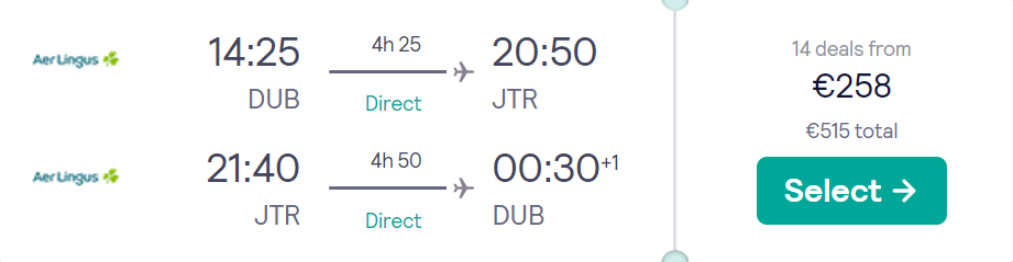 cheap flights to Greece