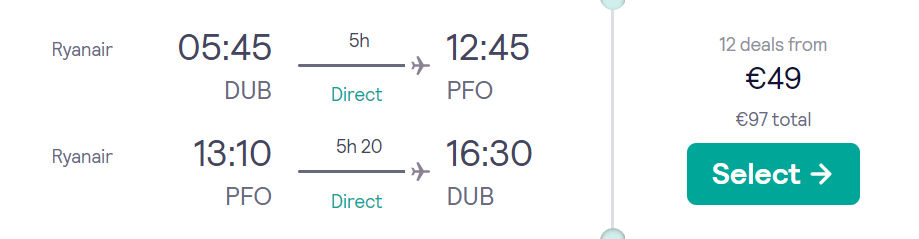 cheap flights to Cyprus
