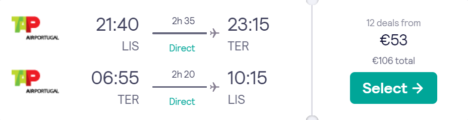 cheap flights to Portugal