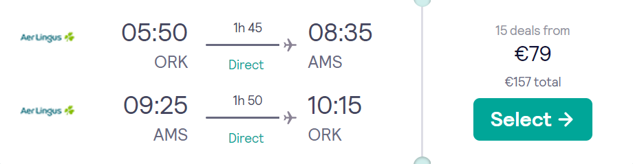 cheap flights to Amsterdam