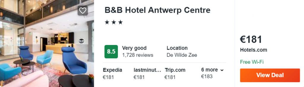 B&B Hotel Antwerp Centre