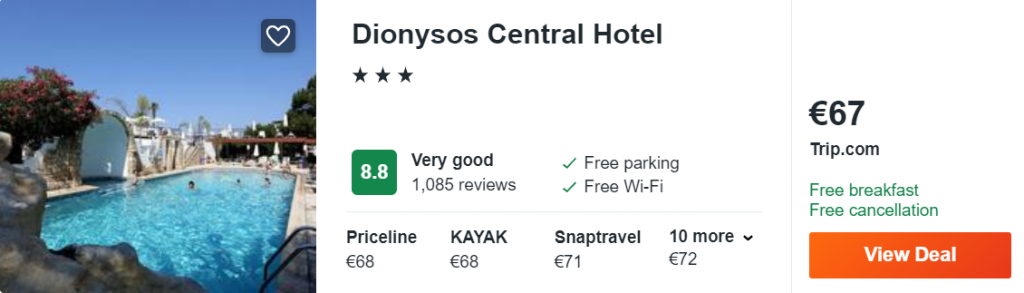 Dionysos Central Hotel