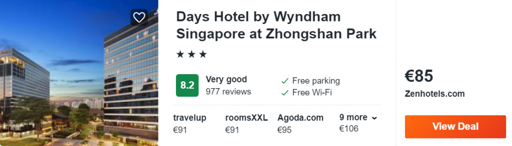 Days Hotel by Wyndham Singapore at Zhongshan Park