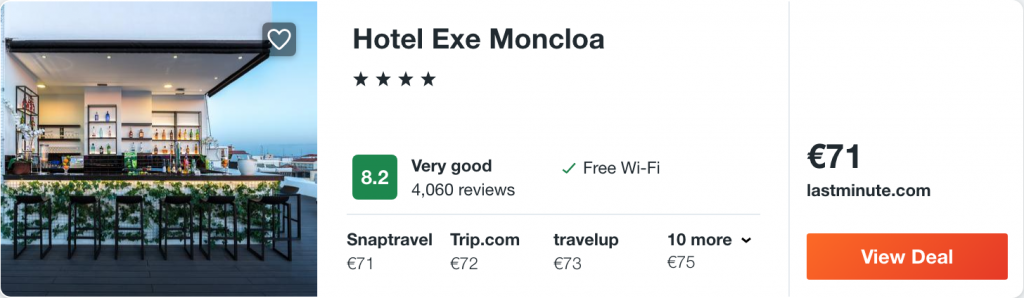 cheap hotel in Madrid