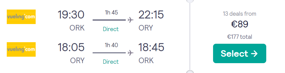 cheap flights to France