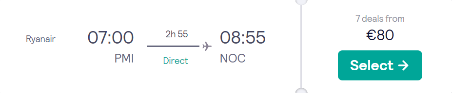cheap flights to Ireland