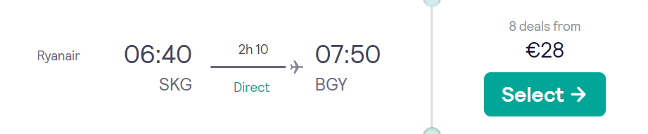 cheap flights to Italy