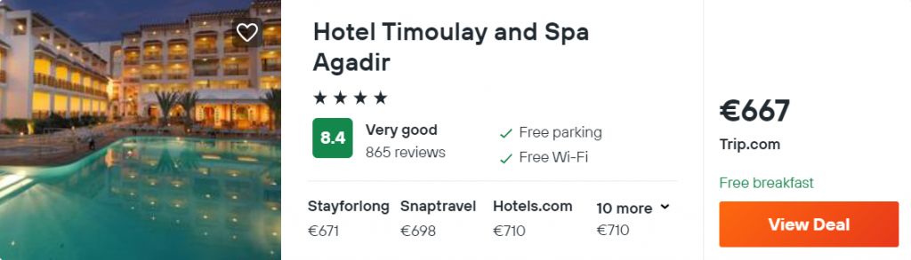 Hotel Timoulay and Spa Agadir