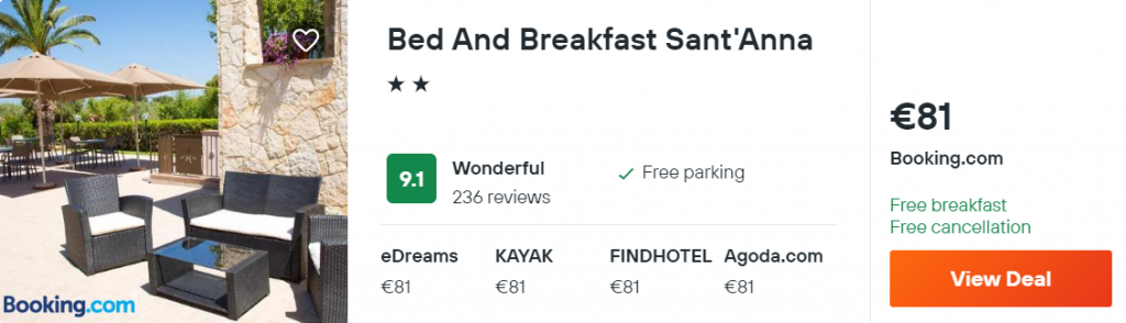 Bed And Breakfast Sant'Anna