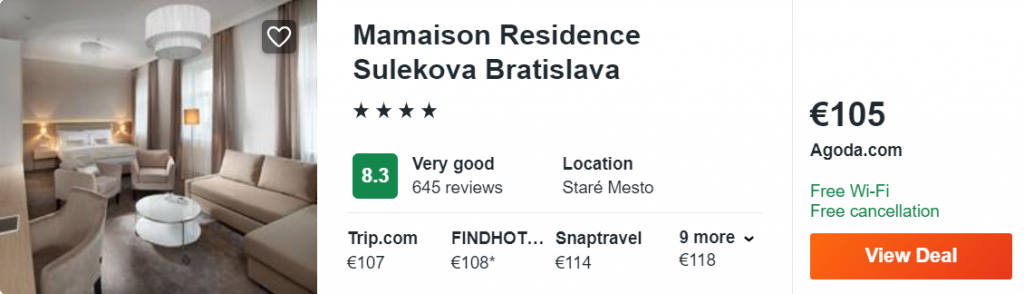 Mamaison Residence Sulekova Bratislava