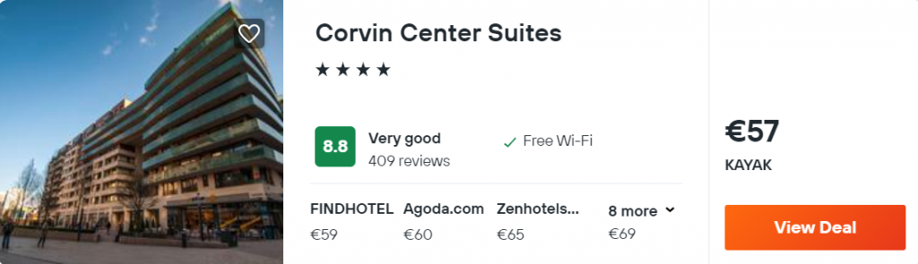 Corvin Center Suites