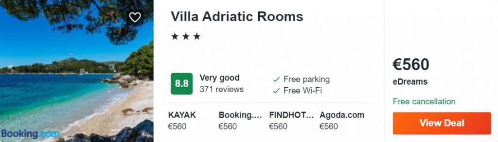 Villa Adriatic Rooms
