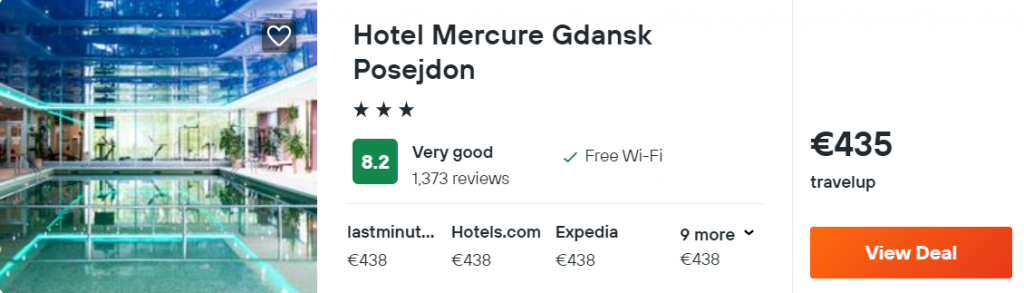 Hotel Mercure Gdansk Posejdon