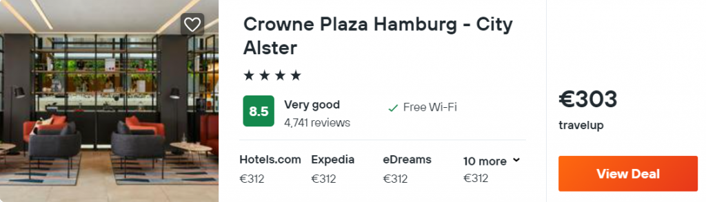Crowne Plaza Hamburg - City Alster