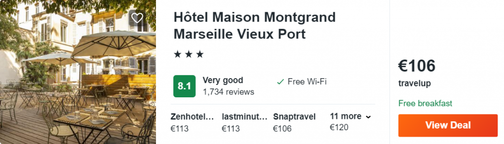 Hôtel Maison Montgrand Marseille Vieux Port