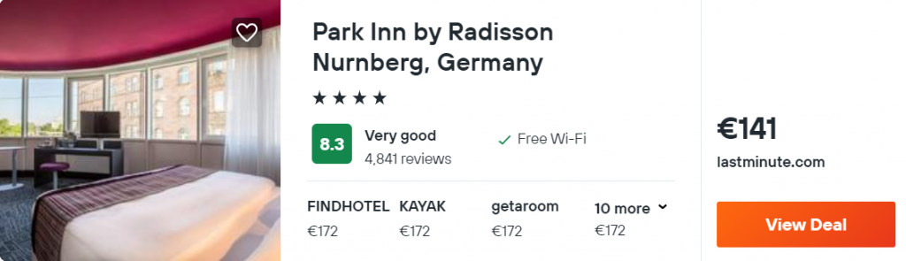 Park Inn by Radisson Nurnberg, Germany