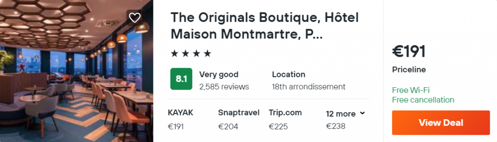 The Originals Boutique, Hôtel Maison Montmartre, Paris
