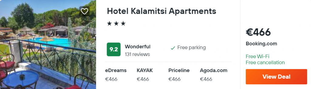 Hotel Kalamitsi Apartments