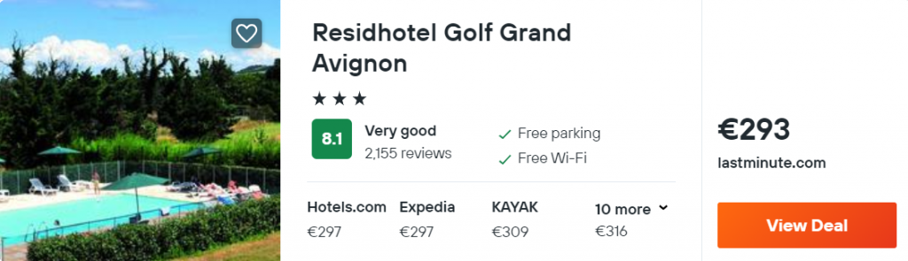 Residhotel Golf Grand Avignon