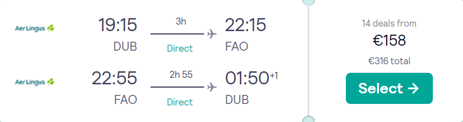 cheap flights to Portugal