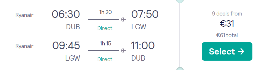 cheap flights to UK