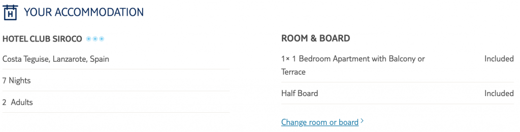 Lanzarote accommodation