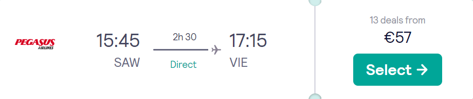 cheap flights to Austria